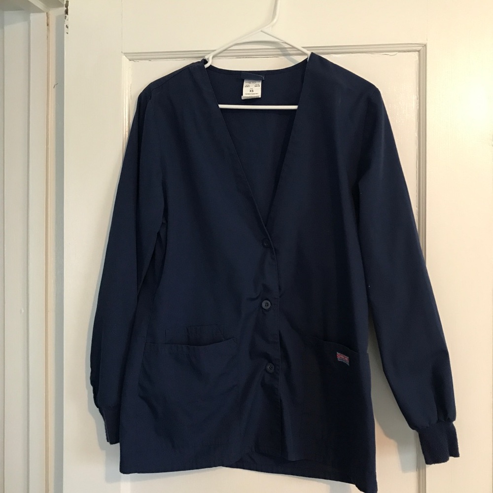 Navy Cherokee scrub jacket